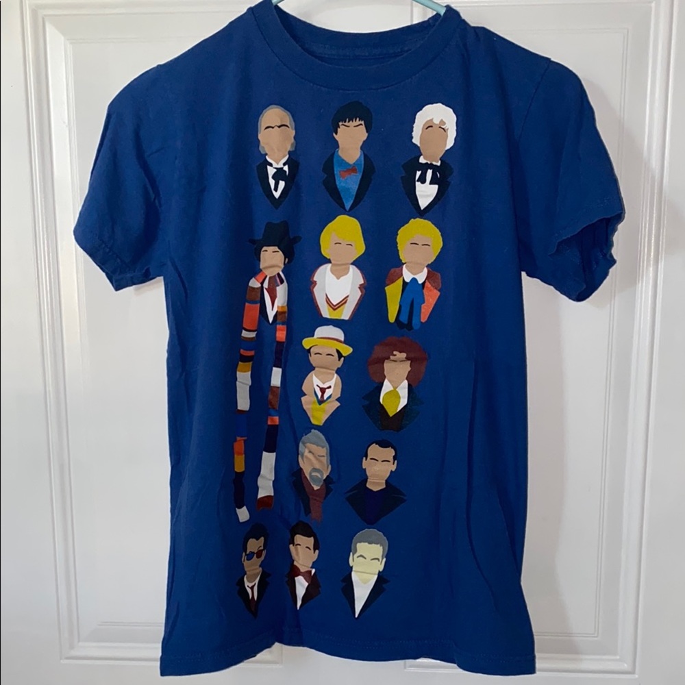 Blue Graphic Doctor Who T-Shirt